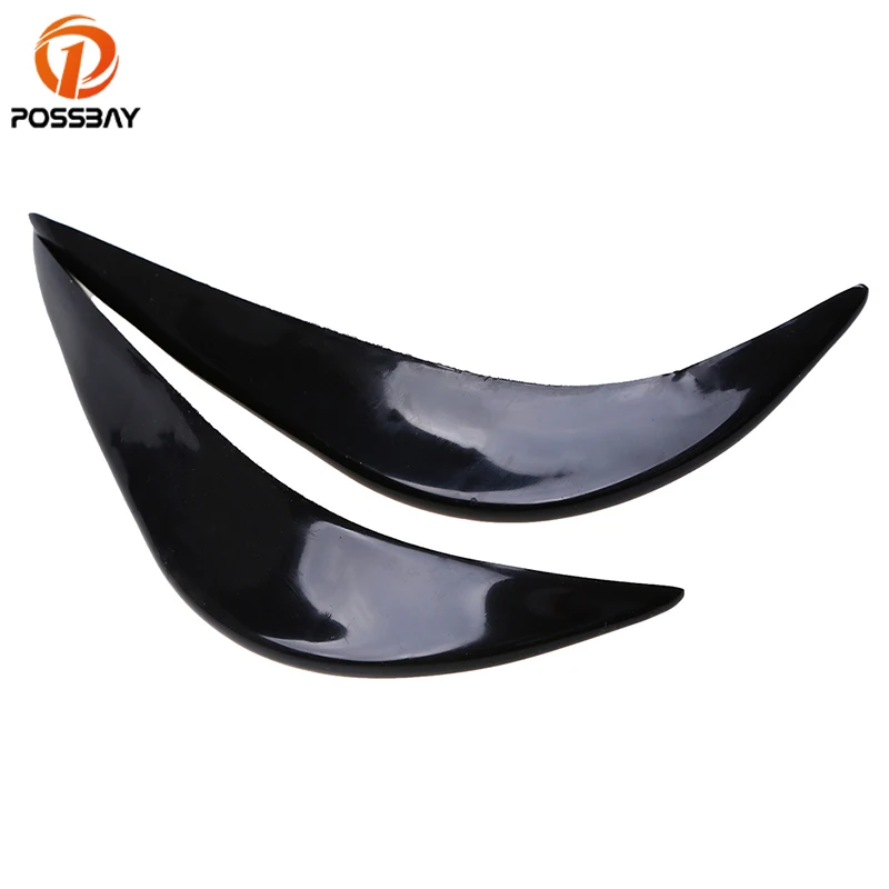 

POSSBAY Car Front Bumper Protector Auto Moulding Universal Car Concer Bumper Protective Guard White/Black/Gray Stickers