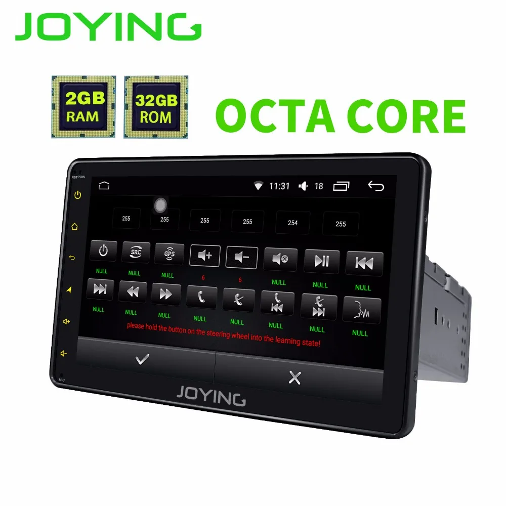 Joying 2GB+32GB Car Stereo GPS 8" Single 1 Din Android 6.0 PX5 8 Core ...