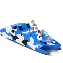 Remote control boat charging electric stealth missile boats wireless model ship model military naval vessels Toys