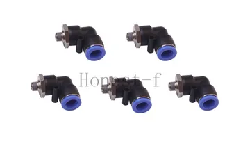 

Pneumatic Push to Connect Fitting 1/2" OD Tube x 1/8" Male NPT 90 Deg Elbow Coupler