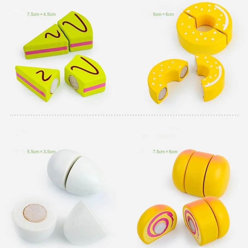 Детские игрушки для ролевых игр, деревянные режущие игрушки для хлеба, игровой набор «Дом» для мальчиков и девочек