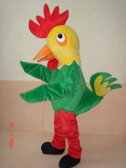 

NEW ARRIVE ,cock green Adult Size cartoon Mascot Costume Fancy Dress Animal mascot costume free shipping
