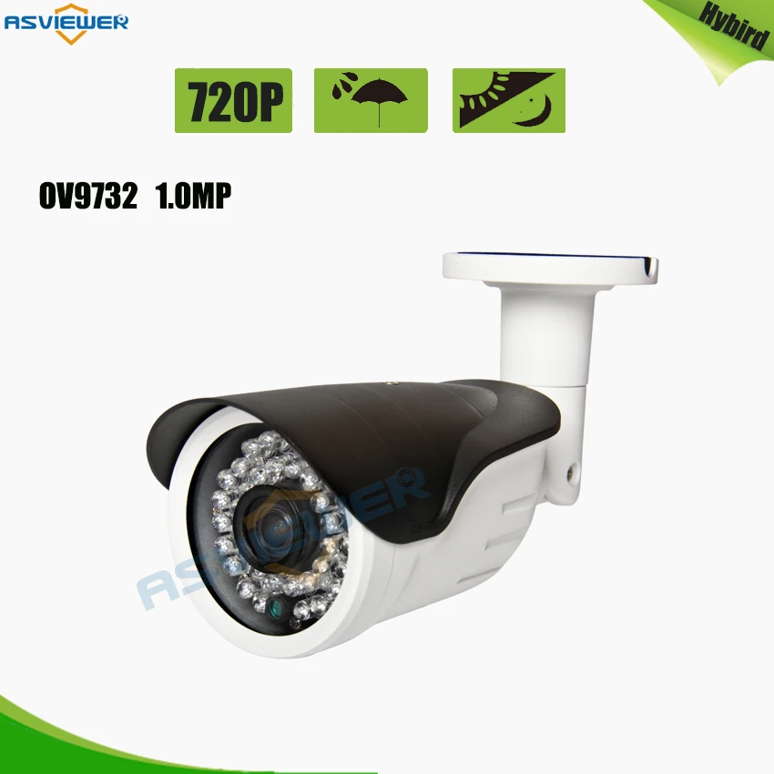 

36pcs IR 4 in 1 AHD/TVI/CVI/CVBS Camrea Fixed 3.6mm Lens 720P/1.0MP waterproof CCTV Security Camera AS-MHD8310R1