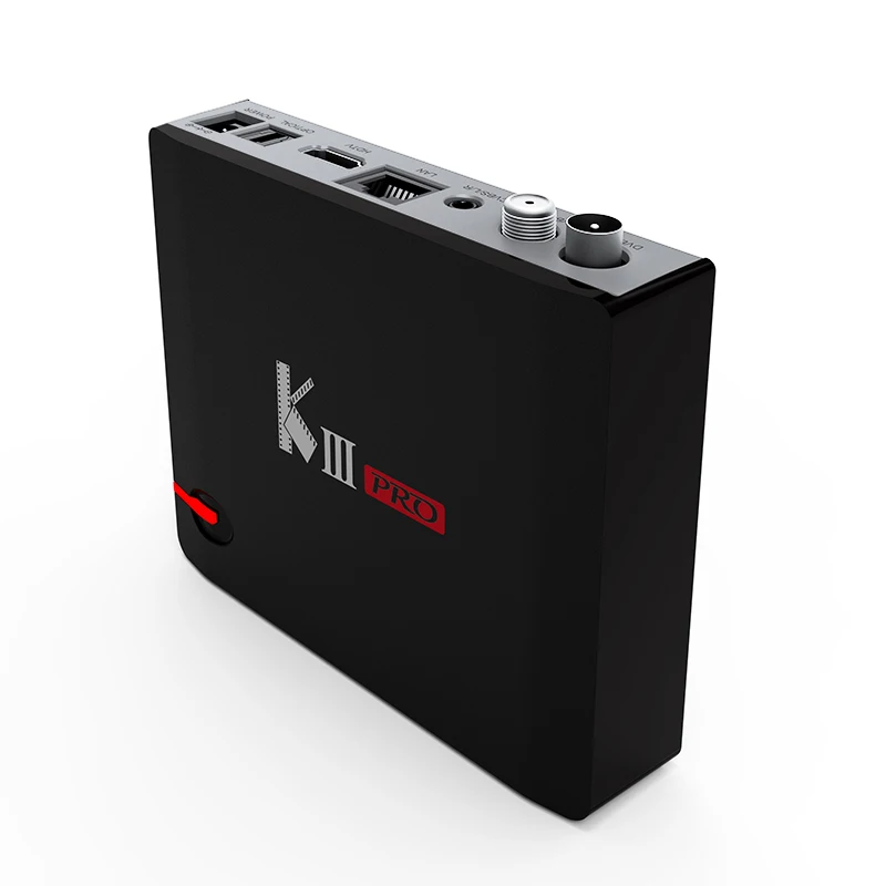 Mecool KIII PRO Tv box 3G+ 16G 4K Wifi Tv box Android7.1 Blutooth/USB/TF Amlogic S912 Восьмиядерный 1000M LAN HDMI телеприставка плеер - Цвет: KIII PRO TV BOX