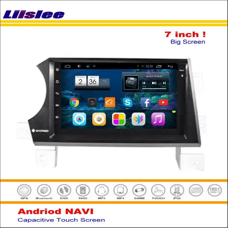 Discount Liislee Car Android GPS Navigation System For SsangYong Actyon / Korando 2006~2016 Radio Stereo Video Multimedia No DVD Player 1