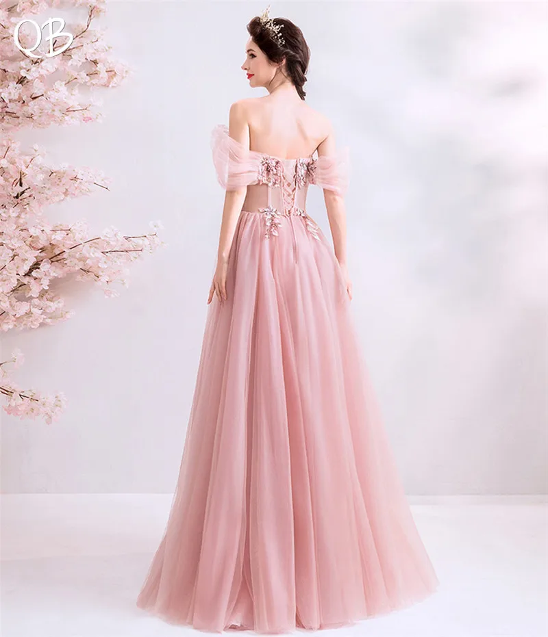 Элегантные розовые кружевные платья с блестками а силуэта 2020 Новые Модные