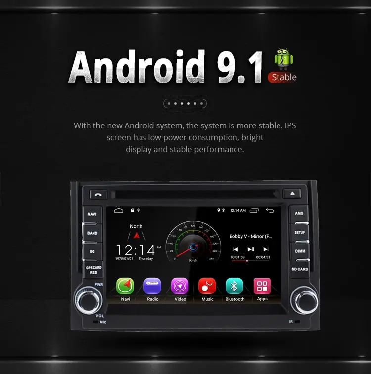 Excellent LJDA Android 9.1 Car dvd player for Hyundai H1 Grand Starex 2007-2015 Car Radio gps navigation stereo multimedia WIFI autoaudio 1