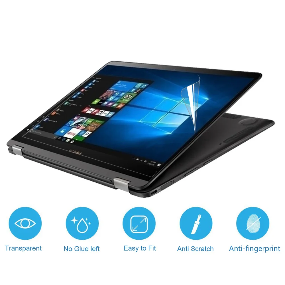 Cartinoe 13,3 дюймов Защитная плёнка для экрана ноутбука для Asus Zenbook Flip S Ux370ua 13," Ноутбук Hd кристальная Защитная пленка для экрана, 2 шт