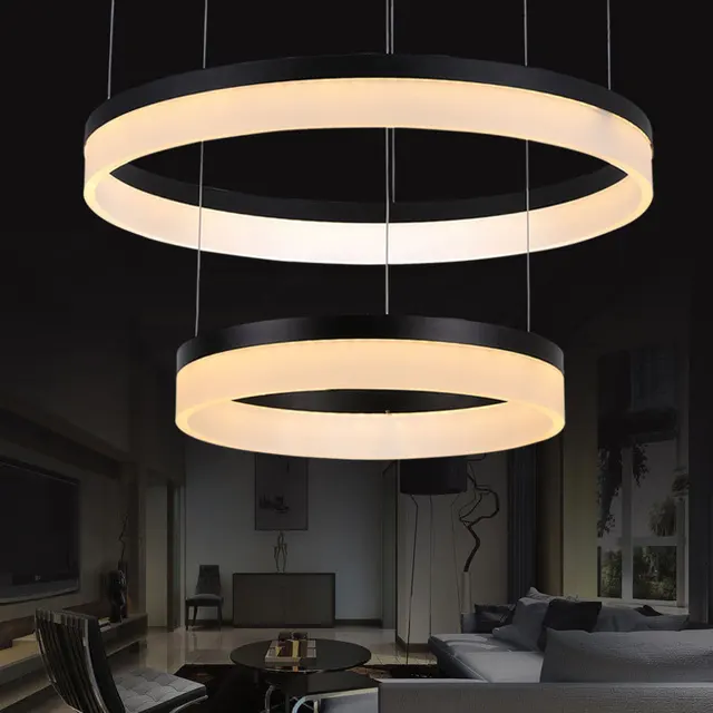 Pendant Lights Of High End Multi Circular Led Lamp Living Room Lobby Pendant Lights Of High End Multi Circular Led Lamp Living Room Lobby Floor