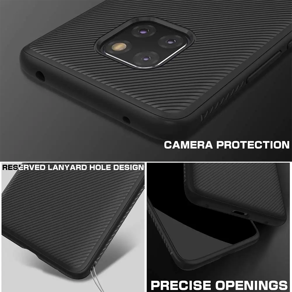 Ultra Thin Slim Carbon Fiber Soft TPU Case Cover on sfor Huawei Mate 20 Lite Mate 20 Pro Flexible Silicon Phone Carbon Skin Capa (4)