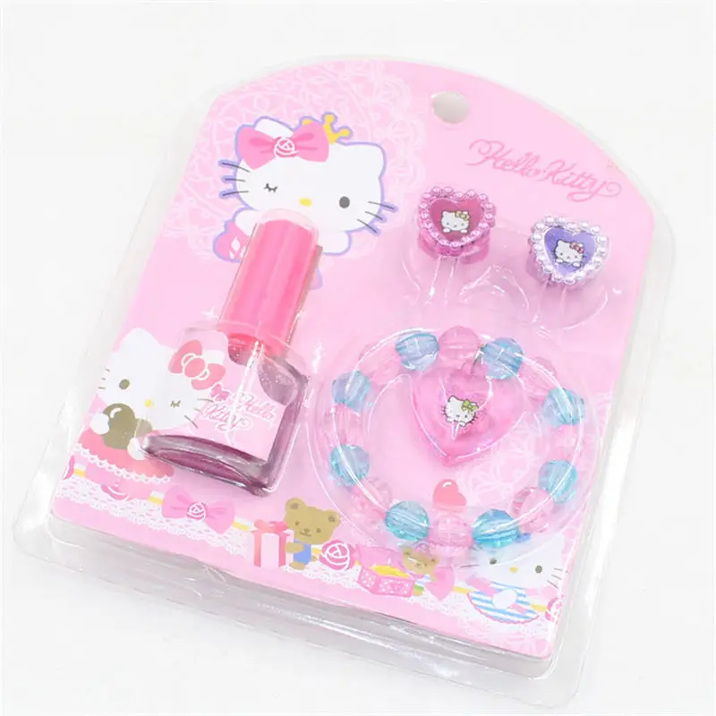 Disney Children's Makeup Toys Frozen Children Nail Polish Fake Nail Rings Cartoon Bracelets Christmas present Disney Children's Makeup Toys Frozen Children Nail Polish Fake Nail Rings Cartoon Bracelets Christmas present