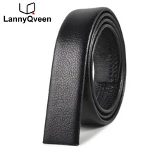LannyQveen мужской кожаный ремень без пряжки черный цвет натуральная кожа автоматические ремни ремень лента LannyQveen мужской кожаный ремень без пряжки черный цвет натуральная кожа автоматические ремни ремень лента