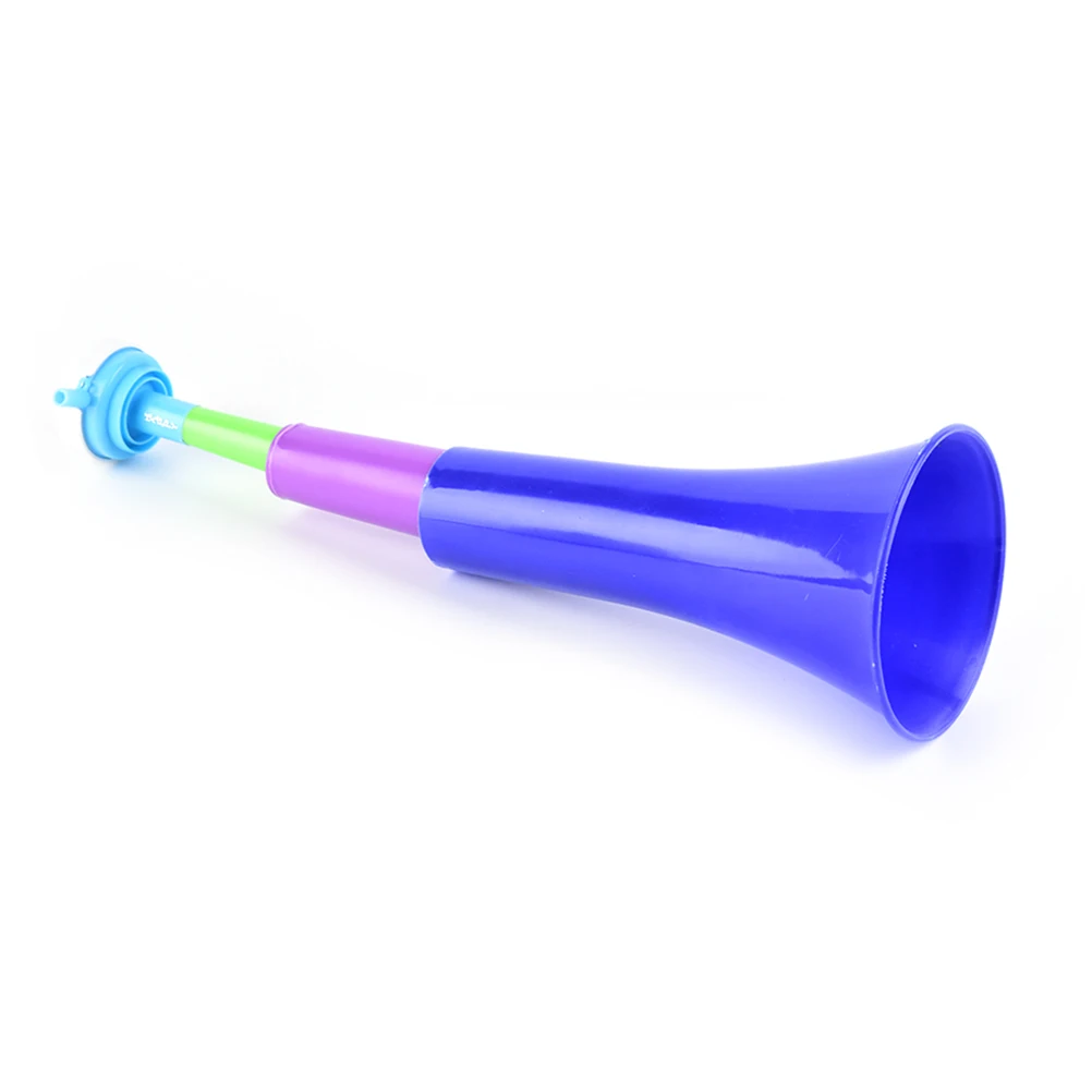 Случайные цвета Музыкальные инструменты съемный футбольный стадион cheer Horns Европейский Кубок Vuvuzela рожок для чирлидинга ребенок Трубач-игрушка