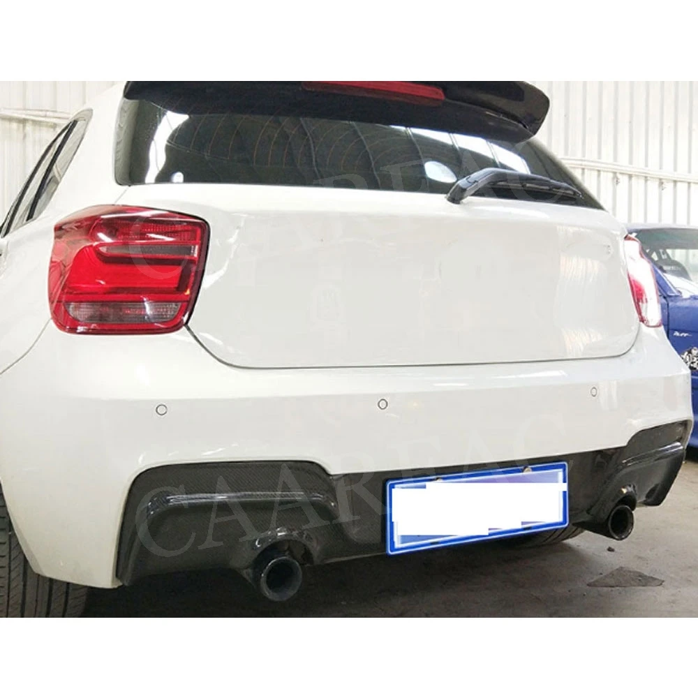 Для F20 задний диффузор спойлер для BMW 1 серии M135i M Sport 2012 2014 углеродное волокно