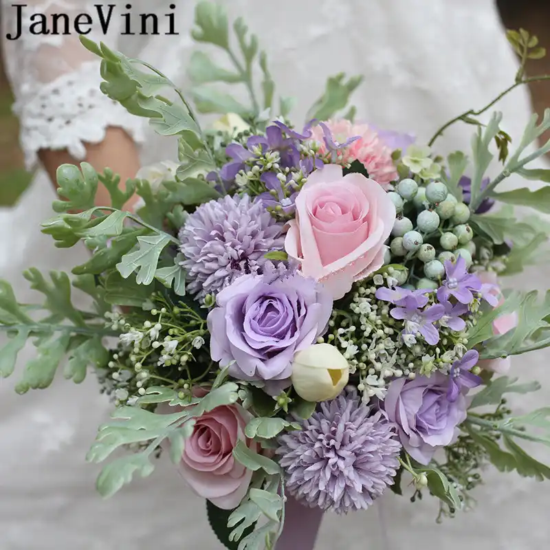 Janevini Macaron Color Bridal Fleur Brides Bouquet Wedding Flowers