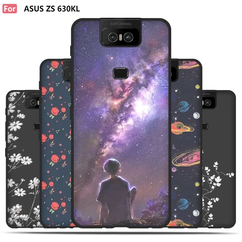 

Cartoon Case For Asus Zenfone 6 ZS630KL,Mobile Phone Shell,TPU Material Painted Beautiful Cartoon Color Painting Case.50 Colors!