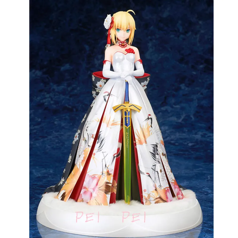 Fate/Grand Order Saber торжественное платье Высококачественная версия Altria Pendragon ПВХ фигурка Коллекционная модель игрушечная коробка P1382