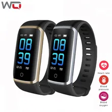 WQ Q16 смарт-браслет новое измерение уровня кислорода в крови пульсометр фитнес-трекер движения браслет