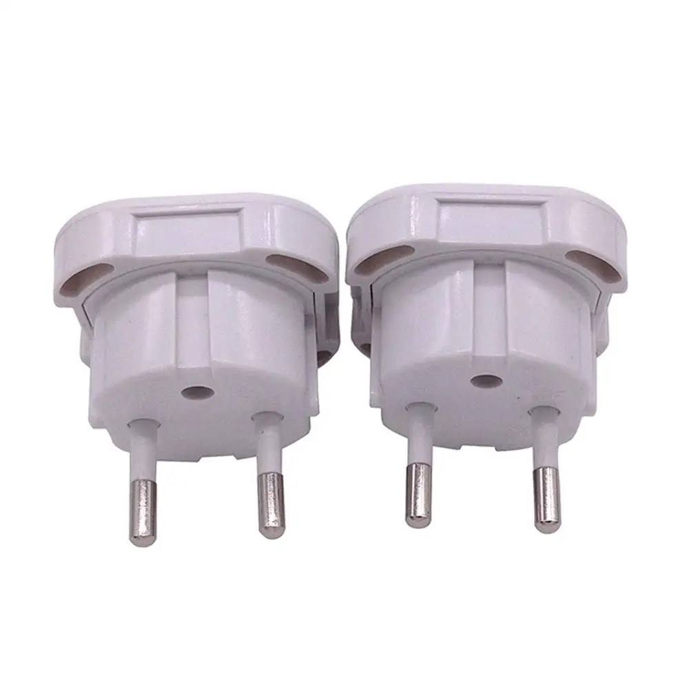 Конвертер 2 булавки настенный разъем для вилки Великобритании в ЕС Европа Eupopean