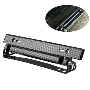

Adjustable Carbon Fiber Number Car Racing License Plate Frame Holder Car Exterior Accessories
