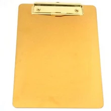 Золотая нержавеющая сталь доска для рисования Клип Инструменты для учебы Офисные инструменты