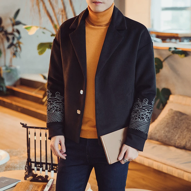 Winter jacket for men Japanese streetwear kimono mens bomber jackets outerwear men clothes 2018 KK2600 X Winter jacket for men Japanese streetwear kimono mens bomber jackets outerwear men clothes 2018 KK2600 X