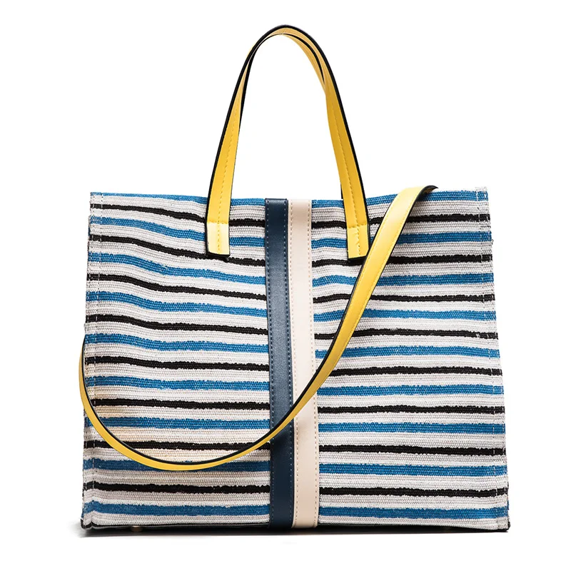 2017 New Fashion Women Girls Shoulder Bag Canvas Summer Beach Bags