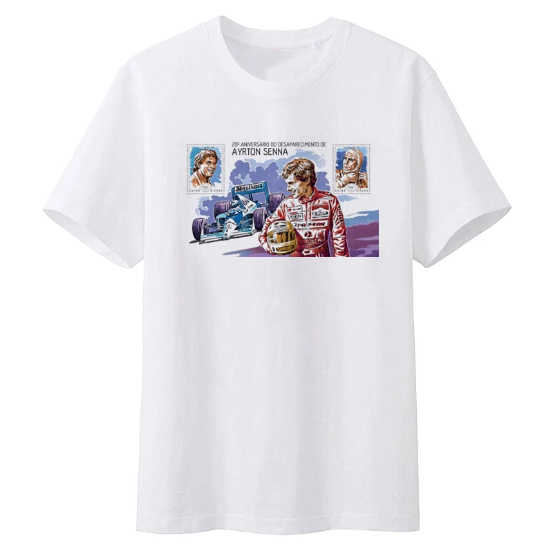 

Ayrton Senna sennacars T-shirt Men 2019 F 1 T shirt New Design formula 1 Digital Inkjet Printing Mclaren T shirts women s-xxxl