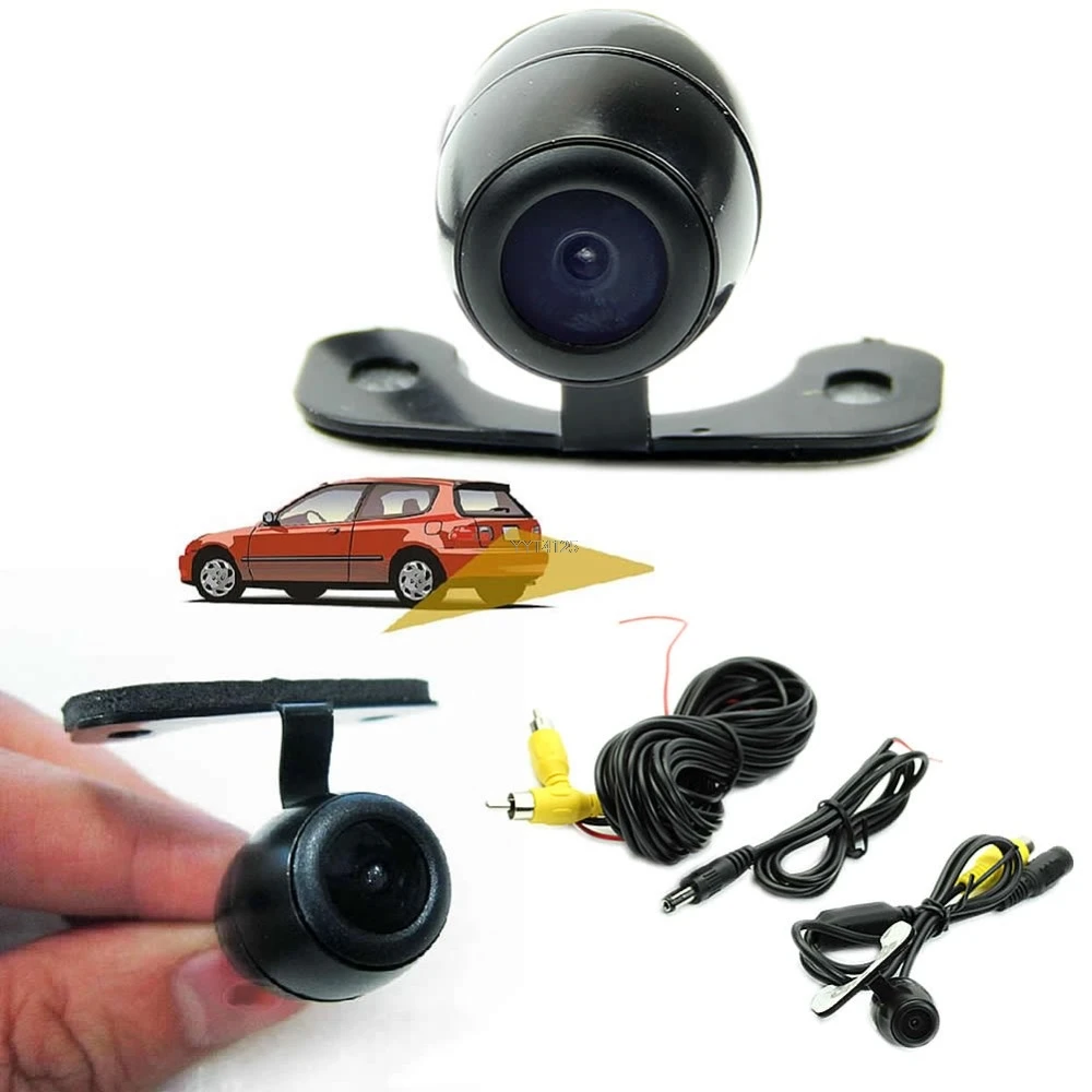 

2019 Mini 170degree 12V Color CMOS Reverse Backup Car Rear Front View Camera Night Vision Apr