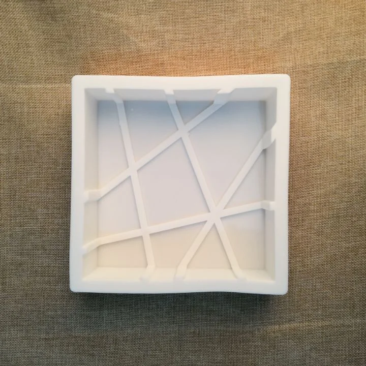Силиконовая форма для выпечки, белая форма для торта, Геометрическая линия, силиконовая форма для торта, антипригарная форма для выпечки, Пищевая силиконовая форма для выпечки