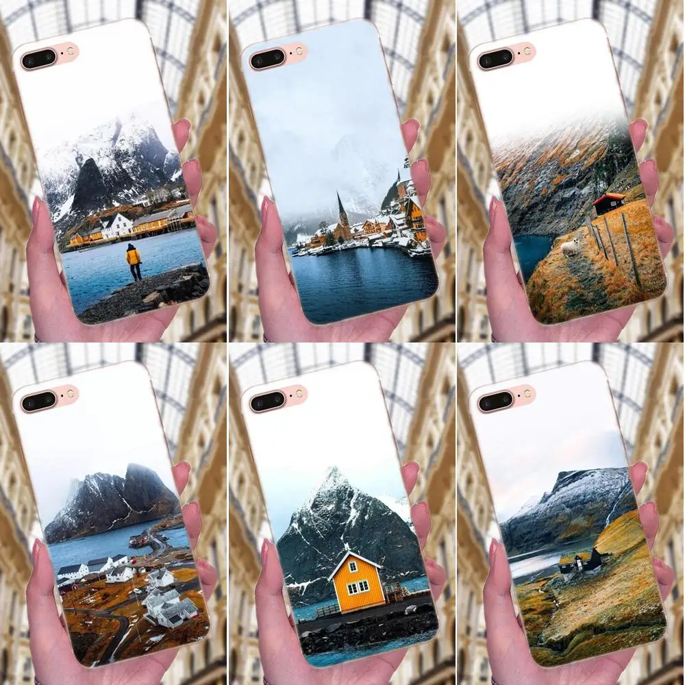 

Soft TPU Print Phone Cover Case Norway House For LG G4 G5 G6 K4 K7 K8 K10 2017 V10 V20 V30 Stylus Nexus 5 5X G2 G3 mini spirit