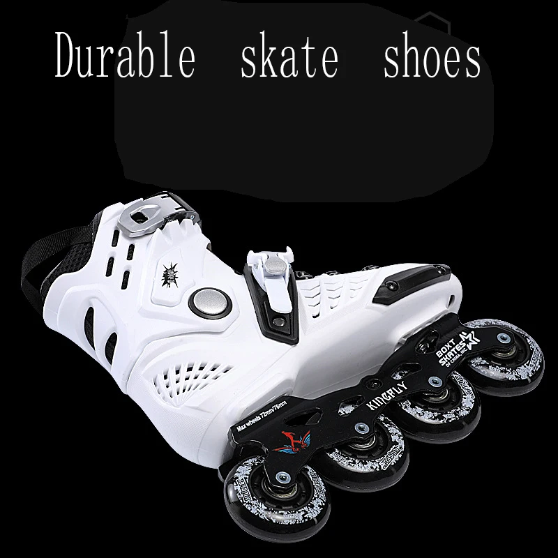 الأبيض في الهواء الطلق أحذية التزلج على الجليد حذاء تزلج بعجلات الأسطوانة الكبار الأحذية حذاء رياضة أحذية رياضية