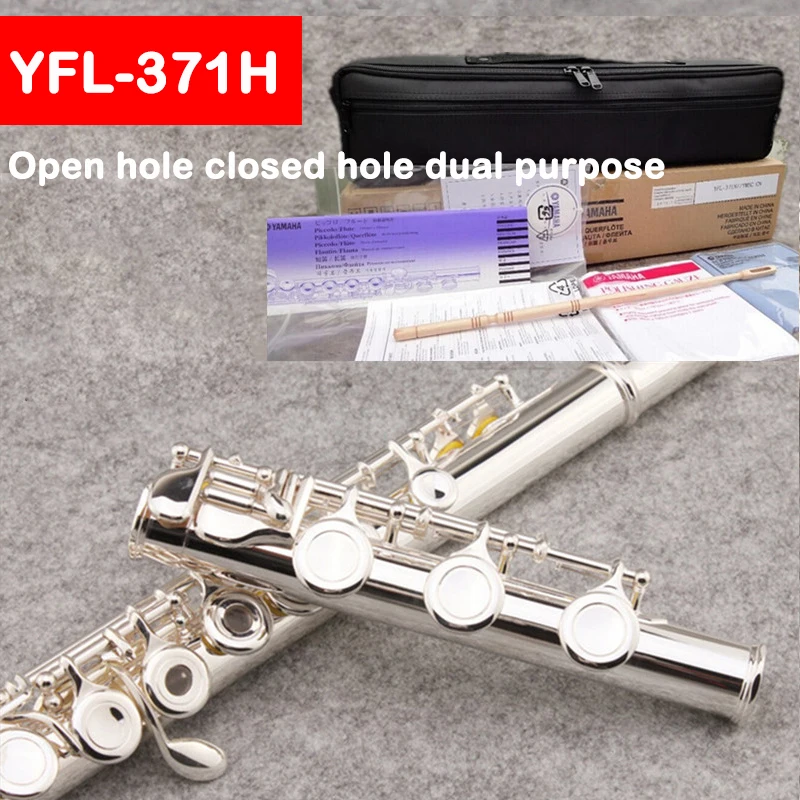 

Japan flute 371H 16 hole E key Open hole closed hole flauta C flute professional music instrument flauta transversal free shipp