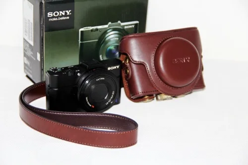 Чехол для камеры из искусственной кожи, защитный плечевой ремень для sony RX100 RX100 II III RX100 IV V RX100 VI