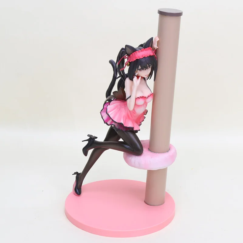 Anime Date A Live Tokisaki Kurumi cosplay cat PVC Action Figure