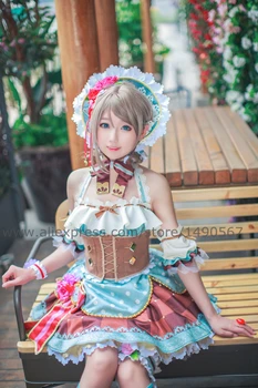 

Love Live! Sunshine Aqours Watanabe You cos chocolate Valentine maid dress cosplay costume