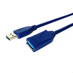 Ecosin2 компьютерные кабели и разъемы USB 3,0 штекер для гнездо 1,5 м/5ft Супер Быстрое расширение кабель Oct14