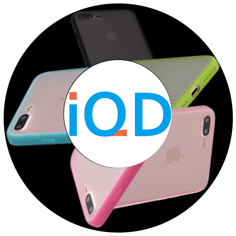 IQD чехол-бампер для Apple iPhone 8 7 plus, защитный чехол, устойчивый к царапинам, ТПУ карамельного цвета, изысканный чехол для телефона s 6 6s Plus