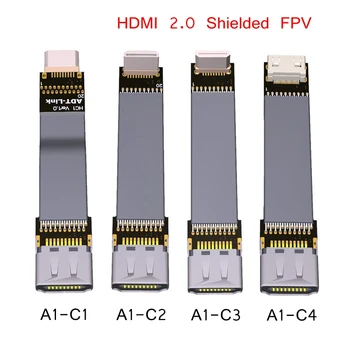 

A1-C FPV HDMI 2.0 Mini HDMI Adapter 5cm-10m 4K 60Hz HD FPC Ribbon Flat Cable Shielded 20pin for Multicopter Aerial Photography
