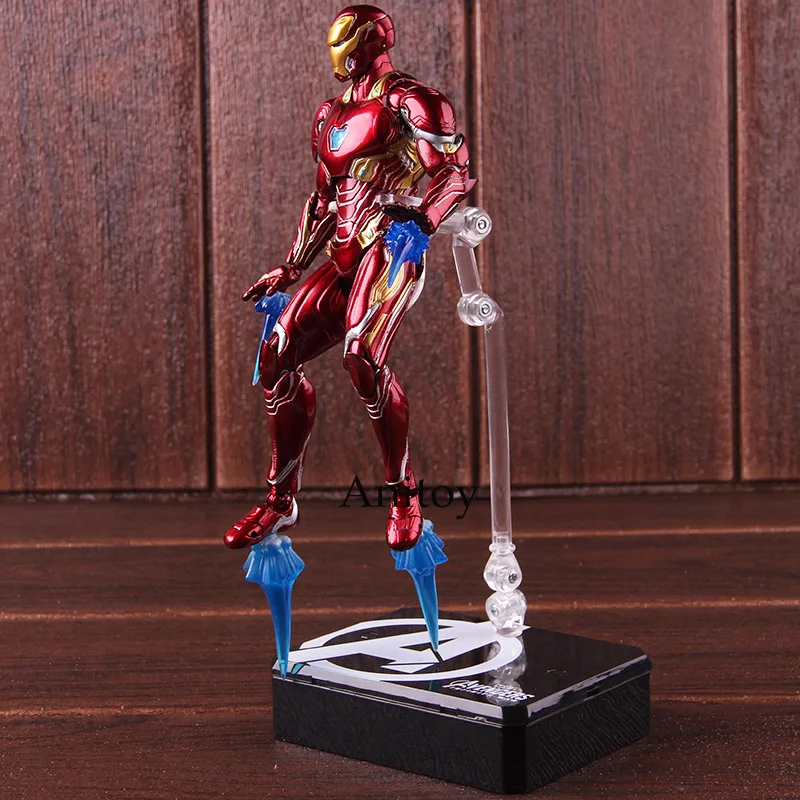 SHF Figuarts Iron Man MK50 & Tamashi Stage PVC Marvel Avengers Infinity War Action Figure Iron Man Mark 50 Collectible Model Toy