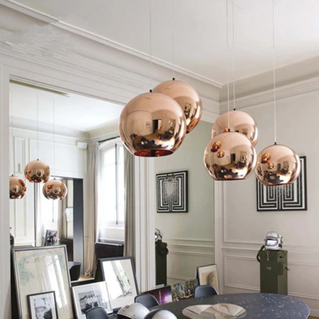 Copper ball lights deals