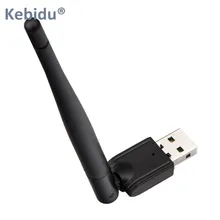 Kebidu MT-7601 wifi USB адаптер 150 Мбит/с USB 2,0 wifi беспроводная сетевая карта 802,11 B/g/n LAN адаптер с поворотная антенна