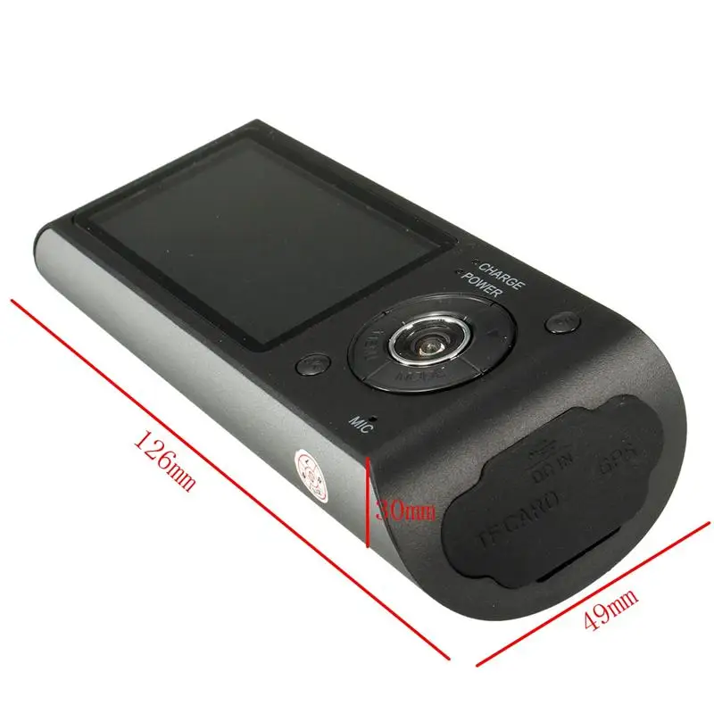 Двойной объектив Видеорегистраторы для автомобилей тире Камера с видеокамеры 140 градусов Широкий формат 2,7 дюйма Cam Видео Цифровой
