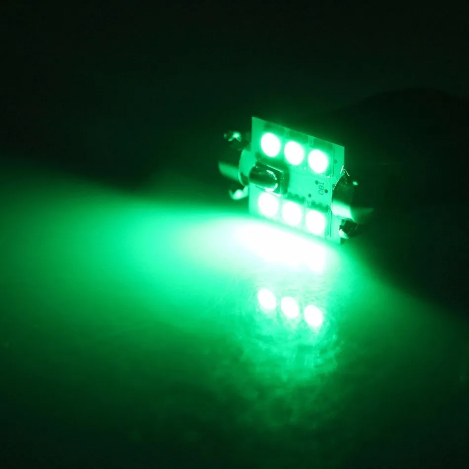 LVTUSI 2 шт светодиодный T10 RGB 6 SMD 16 Цвет RGB Изменение светодиодный салона Чтение свет с удаленным Управление лампы Авто быть