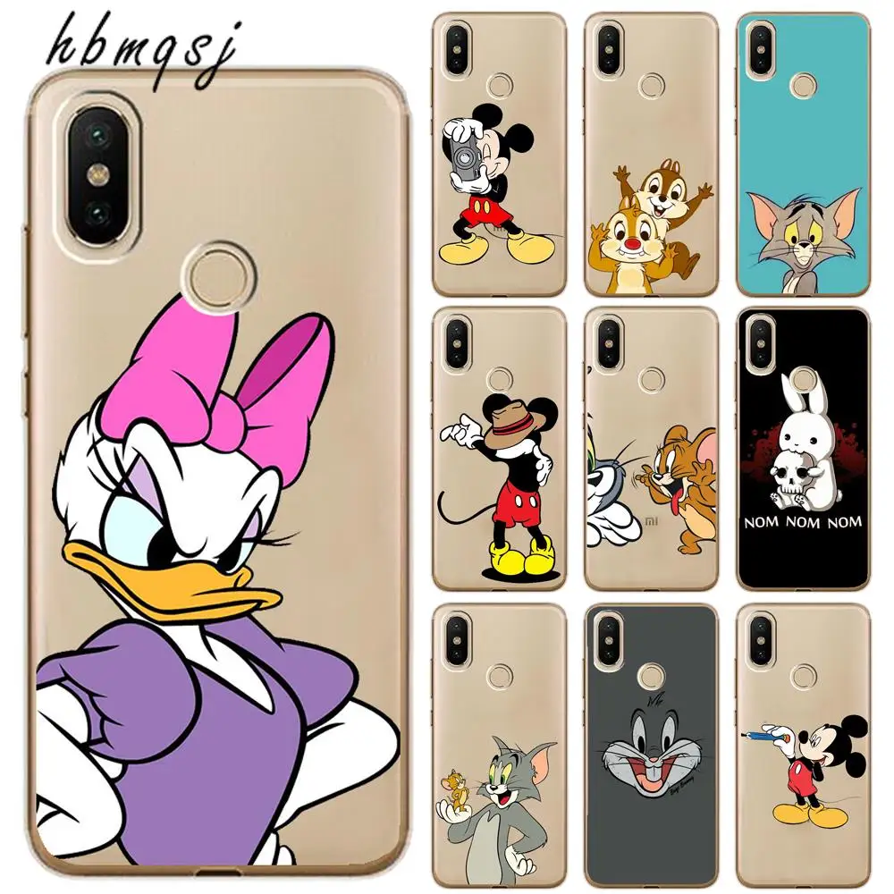 Чехол Hbmqsj funda для Xiaomi Mi A1 a2 lite 8 mix 2s f1 силиконовый мягкий чехол из ТПУ оригинальная
