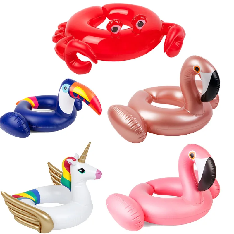 Надувной единорог; Фламинго плавательный круг бассейн игрушки для детей розовое золото надувной плавающий круг плавательный бассейн кольцо Дети