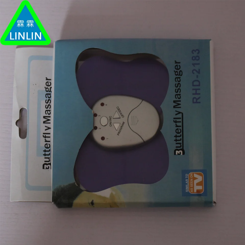 LINLIN Mini Full Body Butterfly Massage Slimming Electric Slim Pulse Muscle Relax Fat Burner Massager Butterfly acupuncture LINLIN Mini Full Body Butterfly Massage Slimming Electric Slim Pulse Muscle Relax Fat Burner Massager Butterfly acupuncture