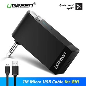 Ugreen Беспроводной Bluetooth Приемник 3.5mm Jack Bluetooth Audio Музыка Приемник Адаптер Автомобилей Aux Кабель бесплатно Динамик Наушники - изображение