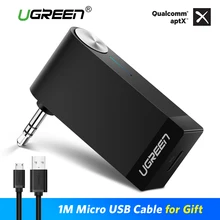 Ugreen Беспроводной Bluetooth Приемник 3.5mm Jack Bluetooth Audio Музыка Приемник Адаптер Автомобилей Aux Кабель бесплатно Динамик Наушники