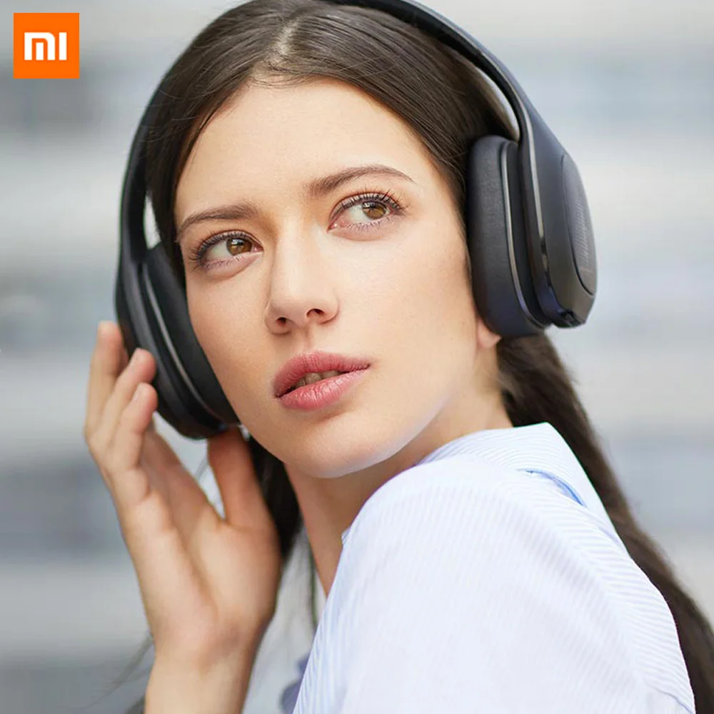 Оригинальные Xiaomi mi Bluetooth беспроводные наушники 4,1 версия Bluetooth наушники aptX 40 мм Dyna mi c PU гарнитура для мобильного телефона